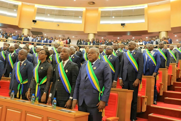 Oligui Nguema face au Congrès