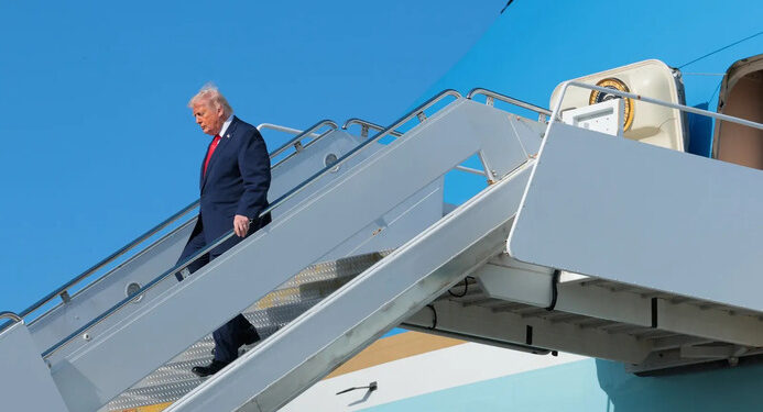Donald Trump à Palm Beach Airport