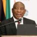 Le président d'Afrique du Sud Cyril Ramphosa
