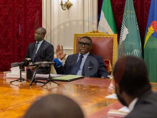 Le vice-président équatoguinéen Teodoro Nguema Obiang